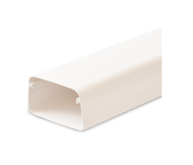 Canalit Leidinggoot 125x75mm, 2 mtr, wit, in folie 940275