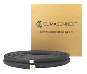 Climaconnect koelleidingset met flarewartels 1/4-1/2 lengte 8 meter CC-KIT-0204-8