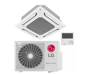 LG Cassette airco met afdekplaat UT36F-Compact R32 9,5 kW set