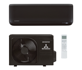 Mitsubishi Heavy Cassette Premium SRK25ZT-WFB+SRC25ZT-WB 2,5 kW set mat zwart RAL9011 inclusief ingebouwde wifi-module