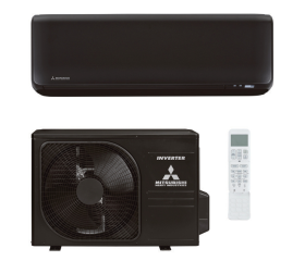 Mitsubishi Heavy Cassette Premium SRK35ZT-WFB+SRC35ZT-WB 3,5 kW set mat zwart RAL9011 inclusief ingebouwde wifi-module