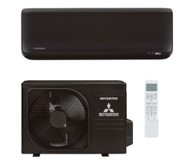 Mitsubishi Heavy Cassette Premium SRK50ZT-WFB+SRC50ZT-WB 5,0 kW set mat zwart RAL9011 inclusief ingebouwde wifi-module