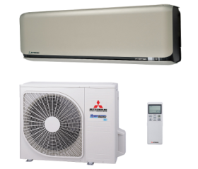 Mitsubishi Heavy Diamond SRK35ZSX-WFT+SRC35ZSX-W 3,5kW set titanium inclusief ingebouwde WF-RAC wifi interface