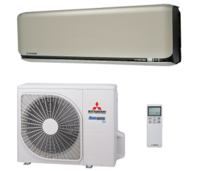 Mitsubishi Heavy Diamond SRK50ZSX-WFT+SRC50ZSX-W3 5,0kW set titanium inclusief ingebouwde WF-RAC wifi interface