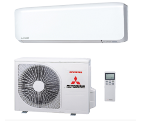 Mitsubishi Heavy Premium SRK25ZS-WF+SRC25ZS-W2 2,5kW set wit inclusief ingebouwde WF-RAC wifi interface