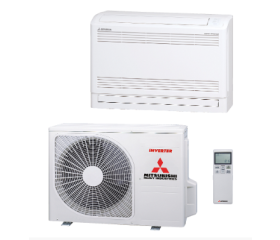 Mitsubishi Heavy vloermodel SRF25ZS-W+SRC25ZS-W2 2,5kW set