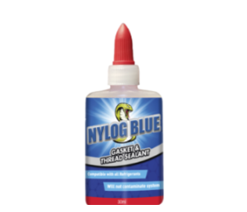 Nylog Blue RT201B vloeibare pakking en draadafdichting voor flare verbindingen HFK