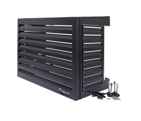 Airconditioner omkasting louvre basis Incl. Servicedeur antraciet small