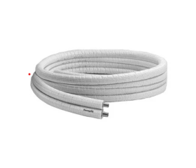 Rcool Duo koelleiding 1/4-1/2 lengte 25 meter wit