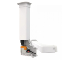 Sauermann Delta-pack condenswaterpomp inclusief 75cm goot 80x60mm in wit met manchet QP900252