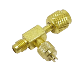 Super Stars WKT45 T-stuk voor vacuummeter M 1/4 , M1/4 , F (draaibaar) 1/4