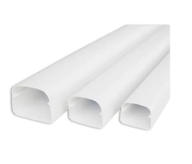 Tecnosystemi Optima Montagekanaal/Goot airco T75 lengte van 2m wit 14 stuks DOOS