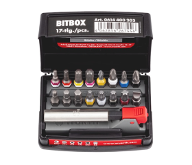 Würth Bitbox maat 2 17-delig C 6.3 (1/4) met bithouderset 1 0614400203