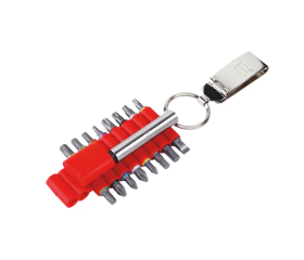 Würth Bitset C 6.3-bits assortiment (1/4 inch) met riemclip 17-delig 0614203