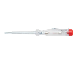 Würth Transparante eenpolige spanningzoeker 120-250V met permanent geïntegreerde lamp en sleufschroevendraaier 5634002001