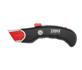 Zebra 2C veiligheidsmes met automatische volledige mesterugtrekking en een bimetalen mes 170mm 071566 013