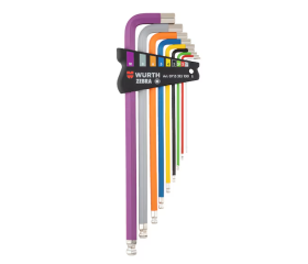 Zebra Inbussleutel assortiment /Binnenzeskantsleutel set 9-delig 0715315100